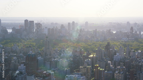 Aerial view of Central Park in New York City