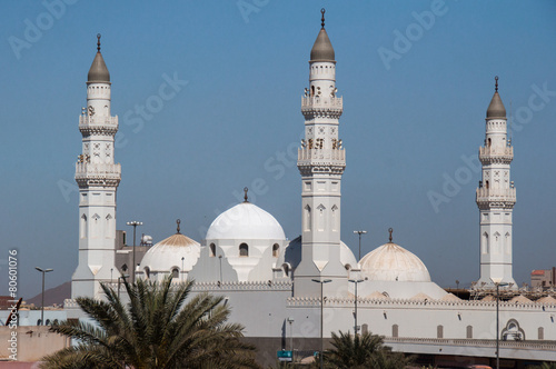 Quba Mosque in Al Madinah, Saudi Arabia