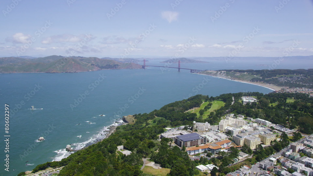 Aerial San Francisco City Bay area Aerial San Francisco City Bay area