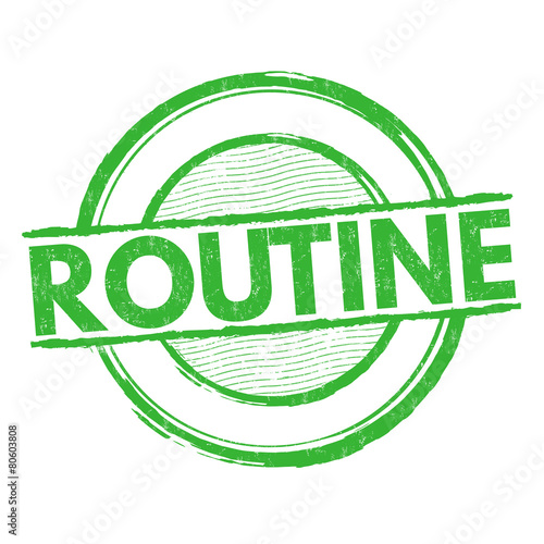 Routine stamp