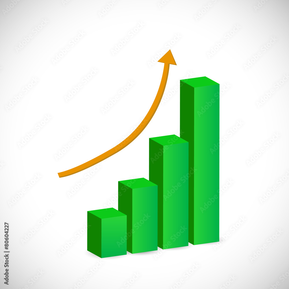 Bar Graph Illustration Bar Graph Illustration