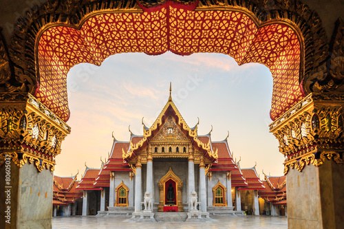 The famous wat ben in Bangkok, Thailand © Lodimup
