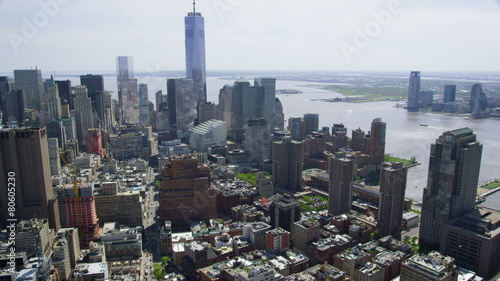 Aerial view of New York City