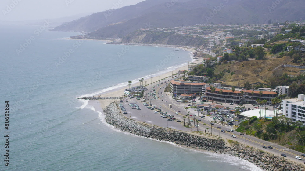 Aerial view of Californian coast Aerial view of Californian coast