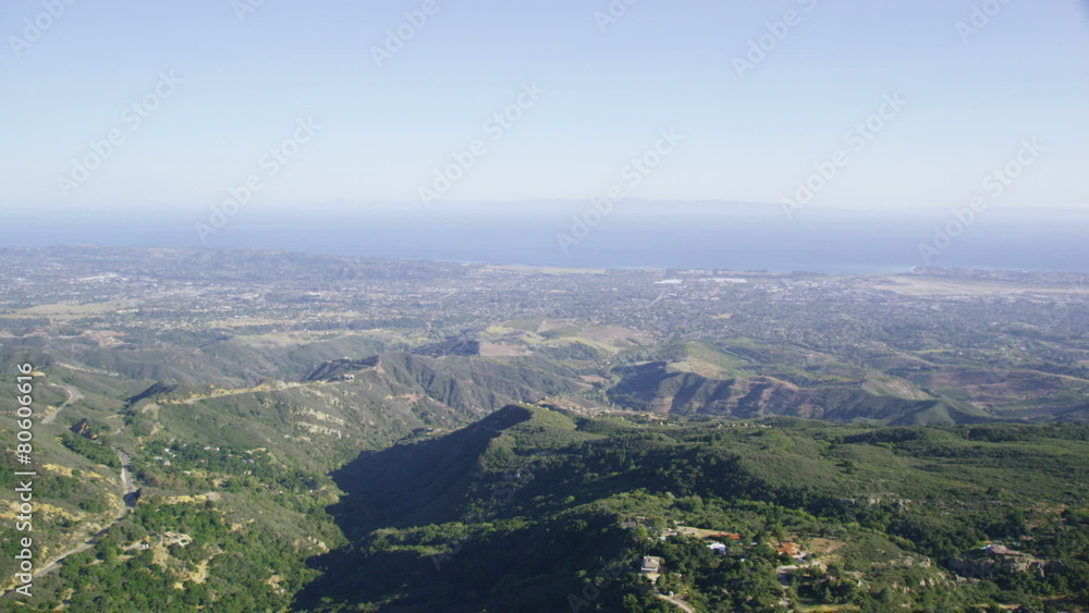 Aerial California Countryside Aerial California Countryside