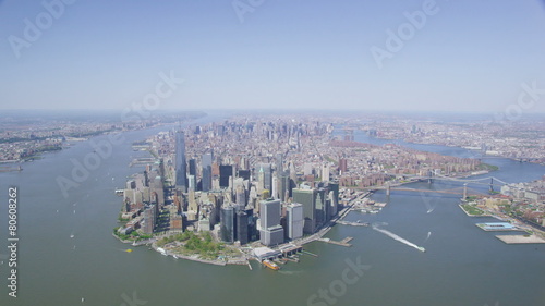 Aerial view of New York City