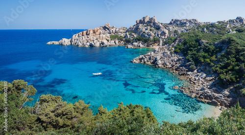 Canvas Print Capo Testa, Sardinia, Italy
