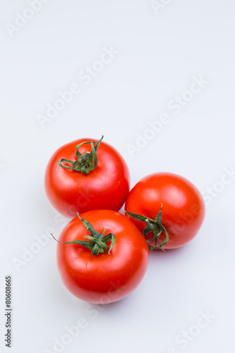 Tomatoes on White Background © shahfarshid