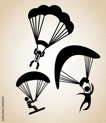 parachute fly