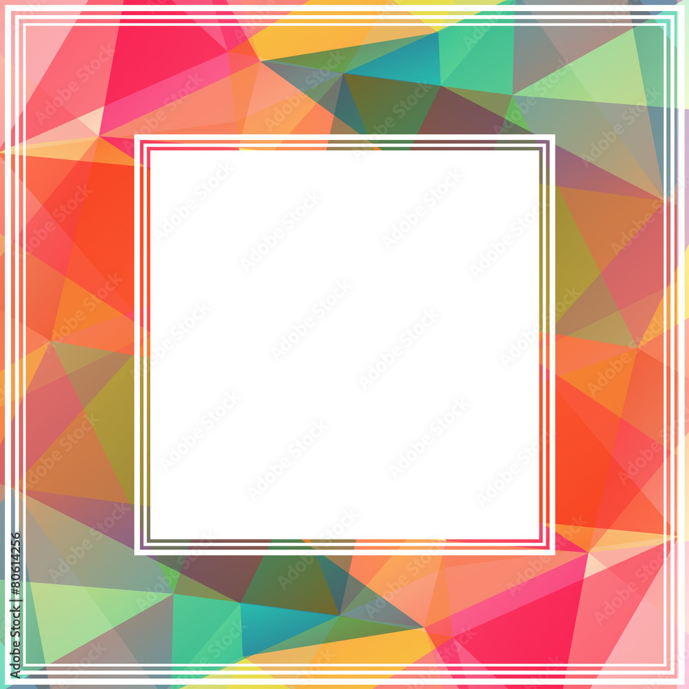 multicolored frame