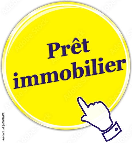 bouton prêt immobilier