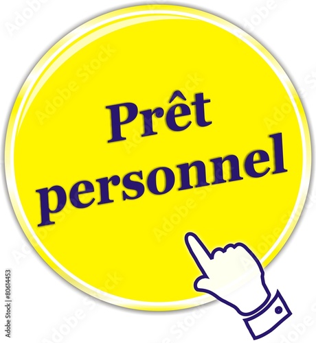 bouton prêt personnel