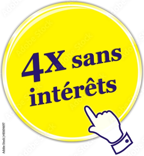 bouton 4x sans intérêts