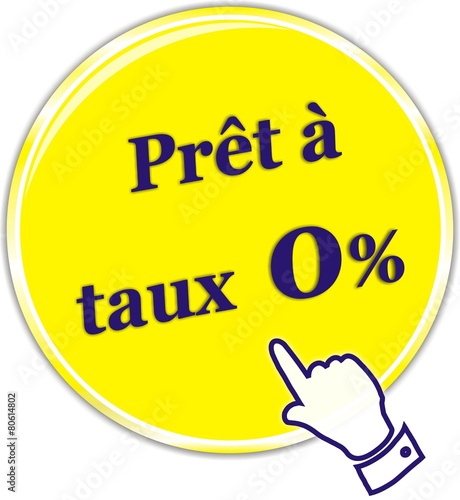 bouton prêt à taux 0%
