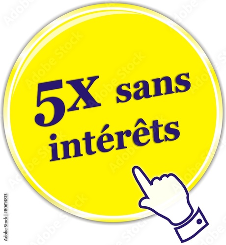 bouton 5x sans intérêts