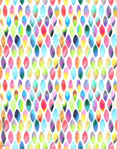 Seamless pattern of paint splash watercolor drops