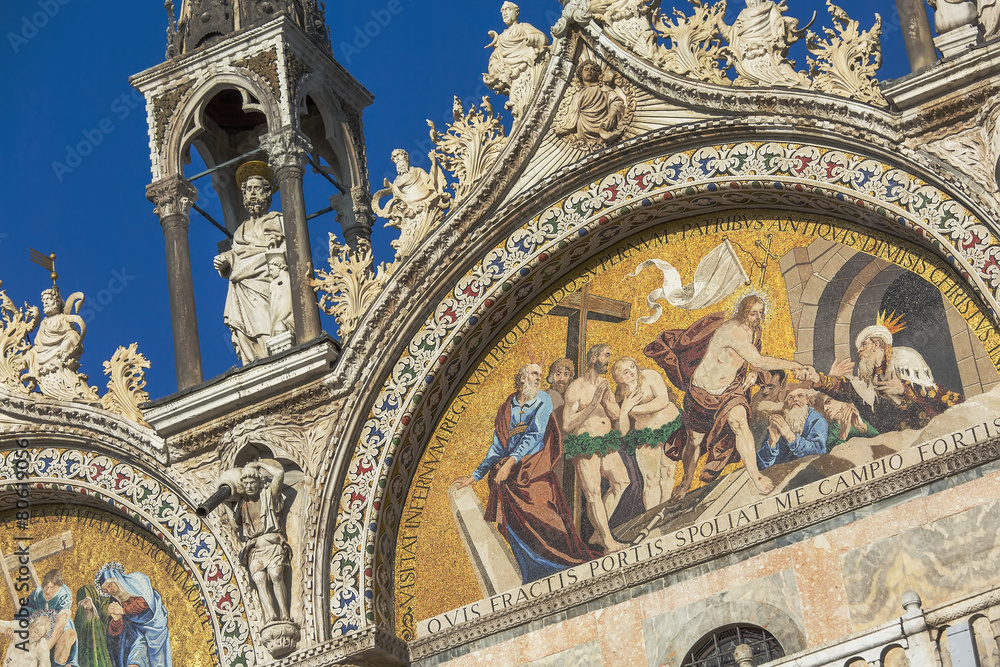 Architectural detail of San Marco Cathedral