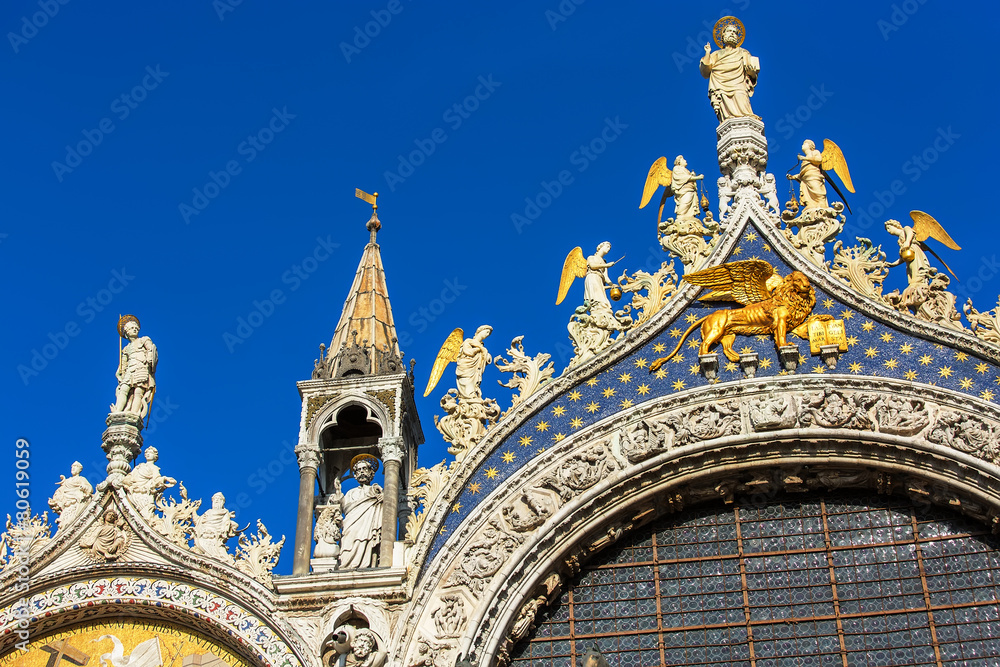 Architectural detail of San Marco Cathedral