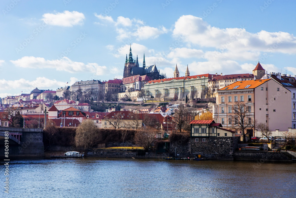 panorama view of Prague Castle, Czech Republic