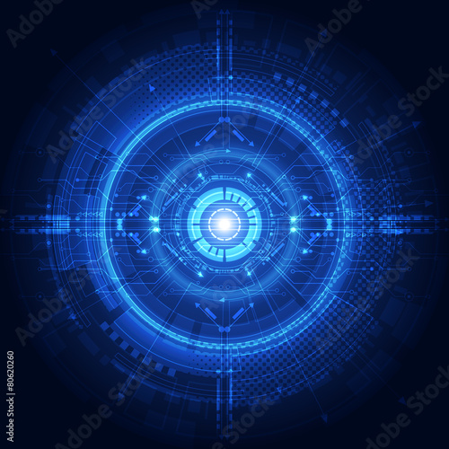 abstract future technology concept background  vector
