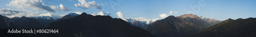 Clouds over the mountains, Himalayas, Uttarakhand, India © imagedb.com