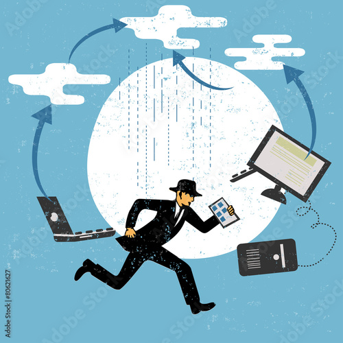 Cloud computing concept
