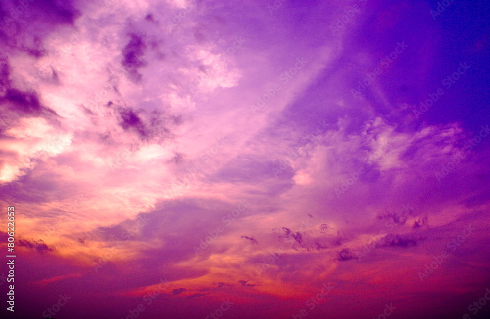 Fototapeta Colorful Sky
