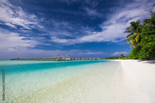 Water Villas on the Perfect Tropical Island in Maldives