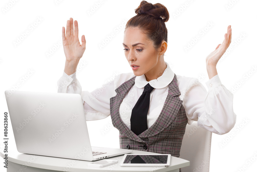 Feeling Frustrated Computer User Feeling Frustrated Computer User