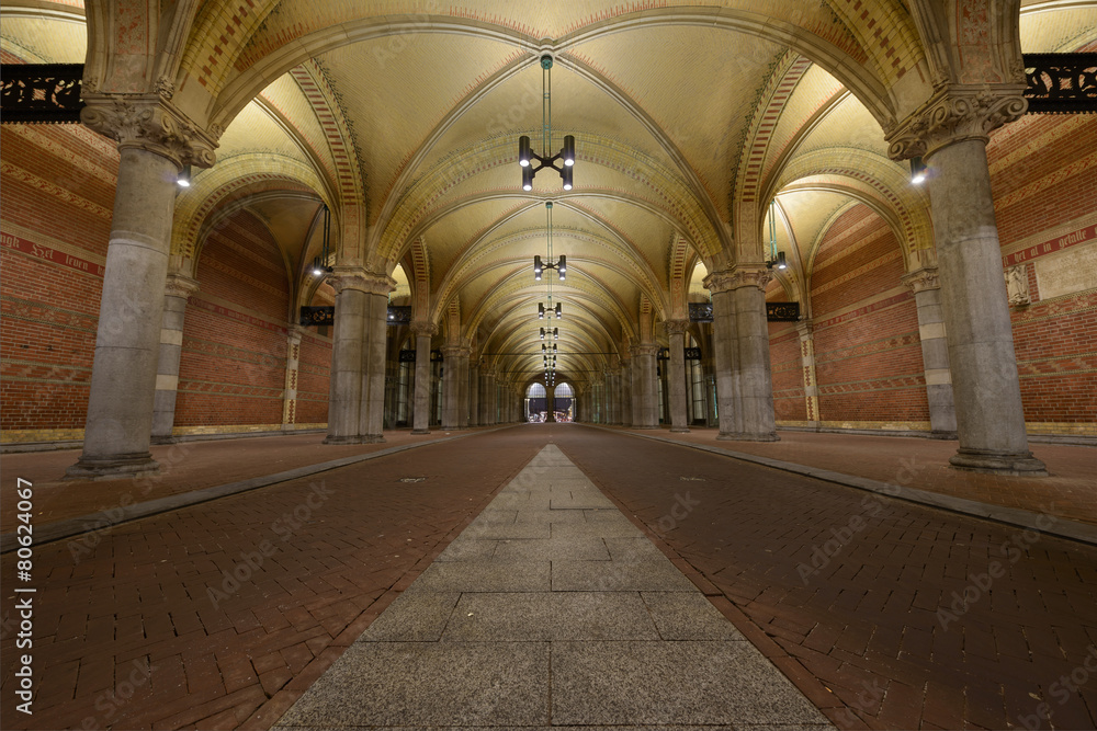 Bicycle tunnel under the rijksmuseum