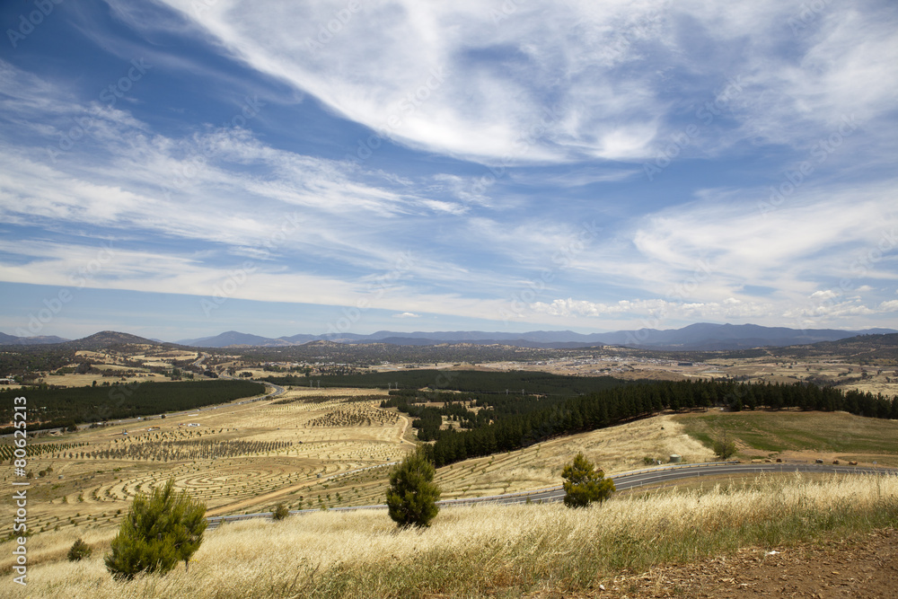Landscape in Canberra, Australia Landscape in Canberra, Australia