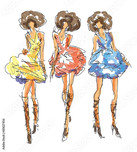 Sketch Fashion Poses