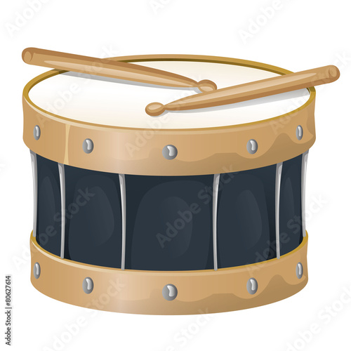 Object musical instrument, drum and drumsticks