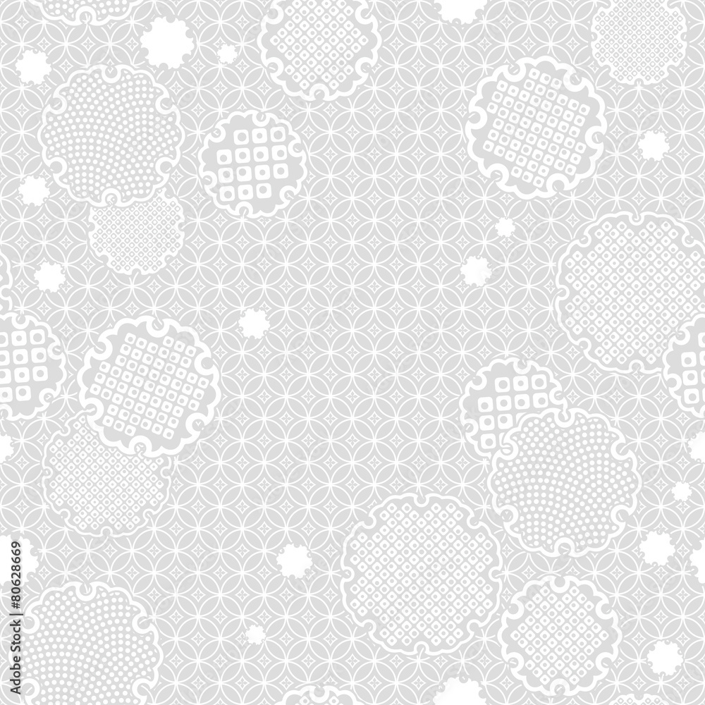 Fototapeta premium 雪輪 日本の伝統文様