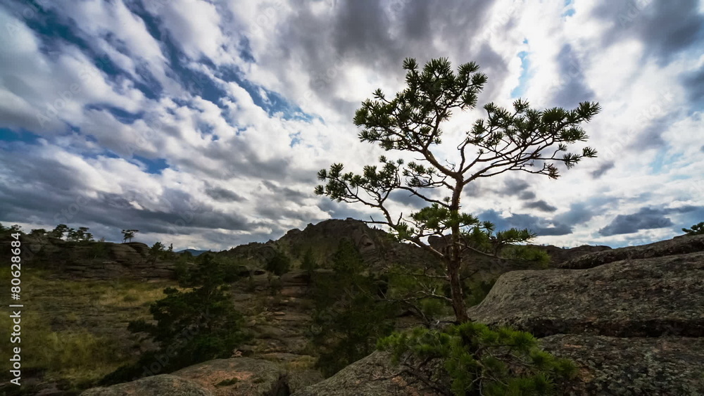 Panoramic view of rocky terrain Panoramic view of rocky terrain