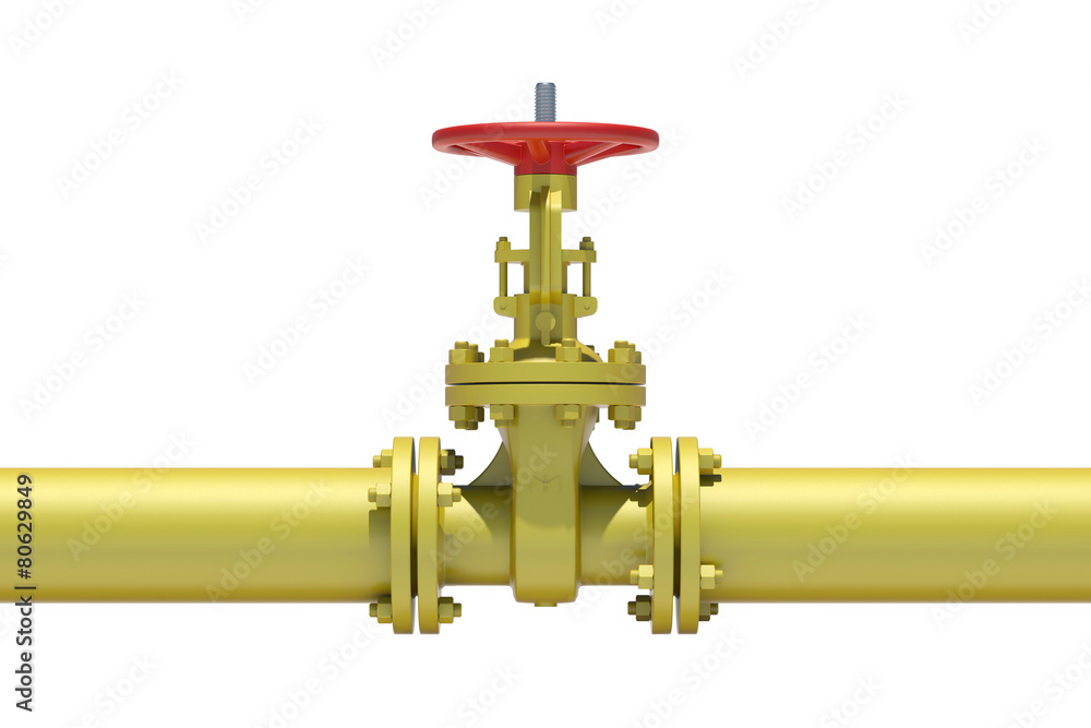 Highly detailed three-dimensional model valves and pipes