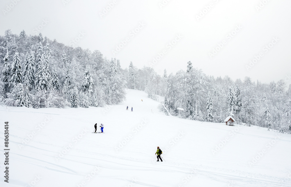 KOLASIN, MONTENEGRO. Ski slopes