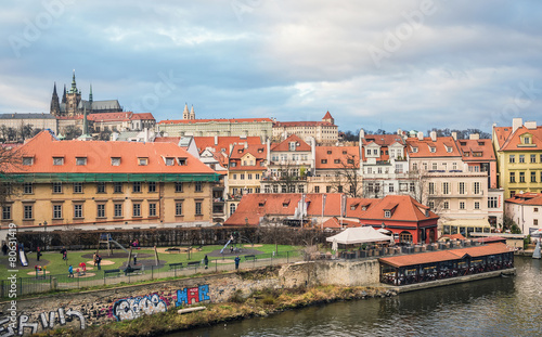 PRAGUE. View over Mala Strana district