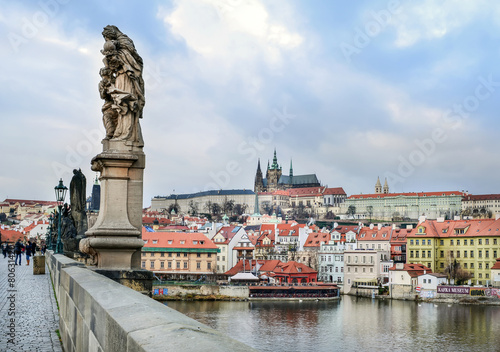 PRAGUE. View over Mala Strana district