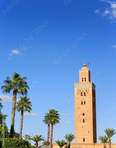 Koutoubia in Marrekesh, Morocco