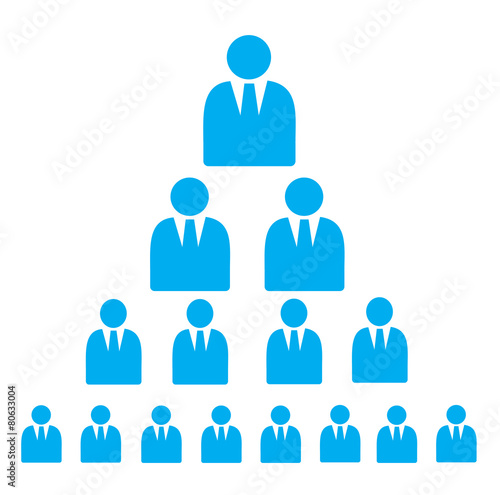 Pyramid Scheme Flat Icons
