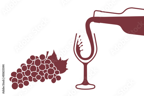 Wein Einschenken - Rotwein