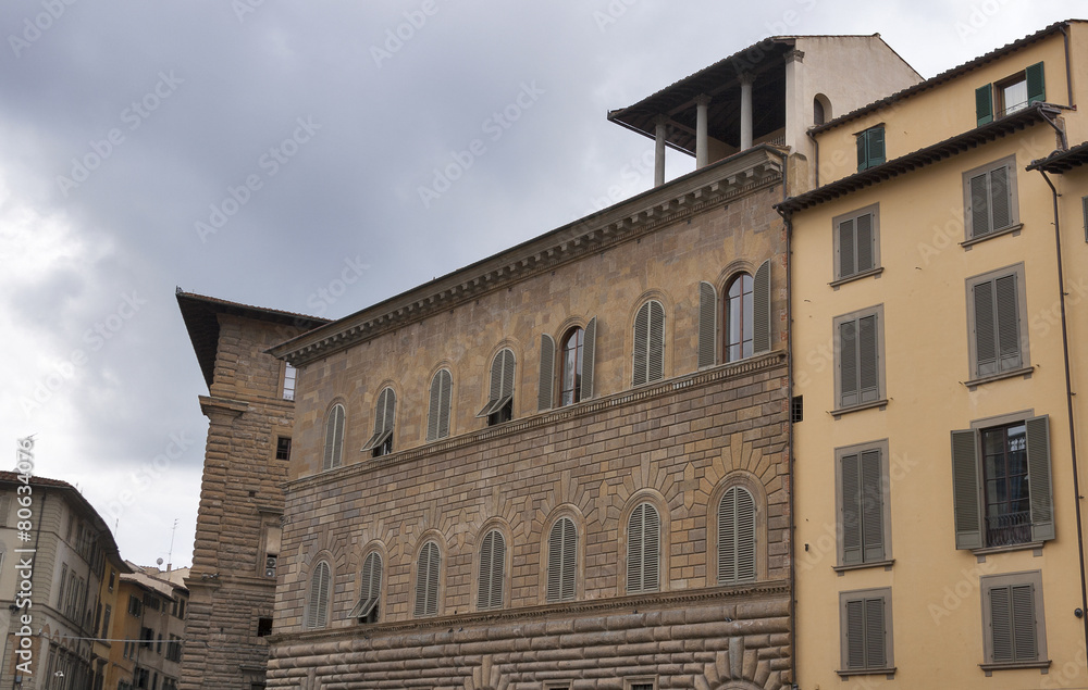 Palazzo Gondi or Palace facade in Florence