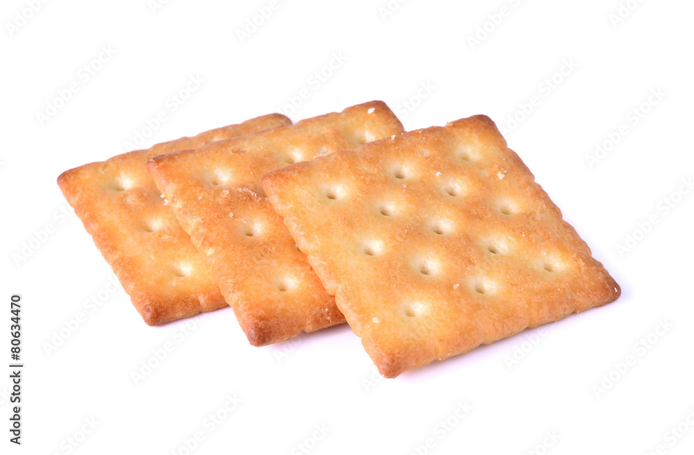 crackers isolated on white crackers isolated on white