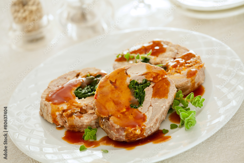 Stuffed Roasted Pork Stuffed Roasted Pork