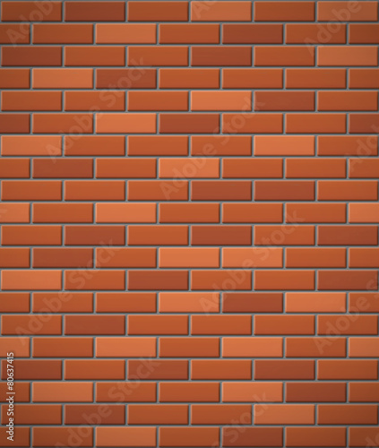 wall of red brick seamless background
