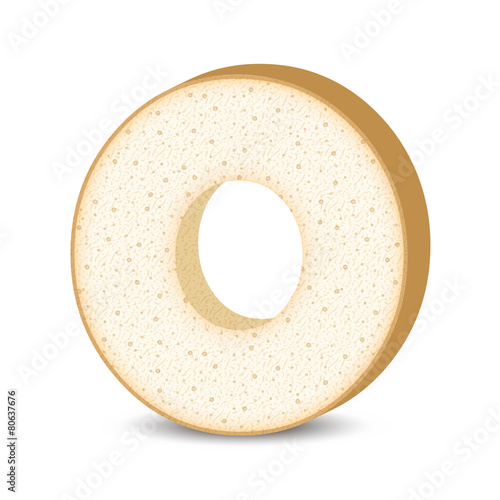 3d toast number 0