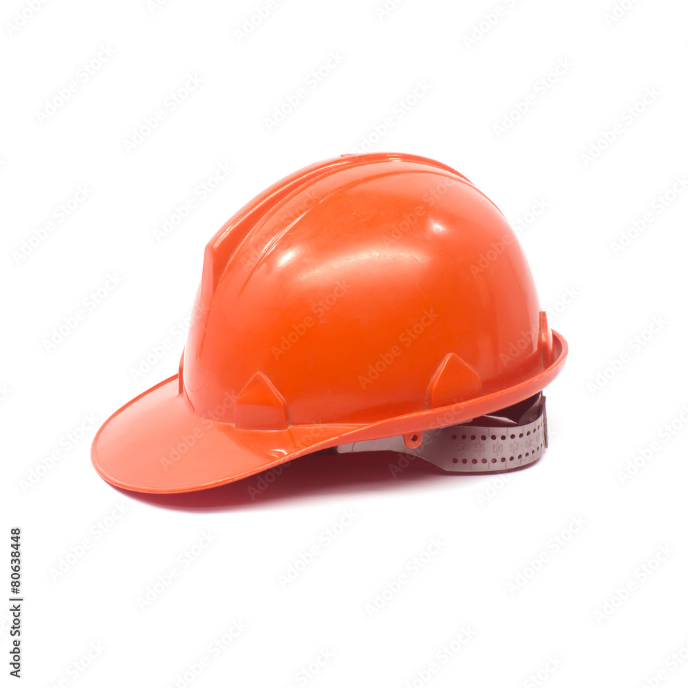 Construction hard hat as a work safety . Construction hard hat as a work safety .