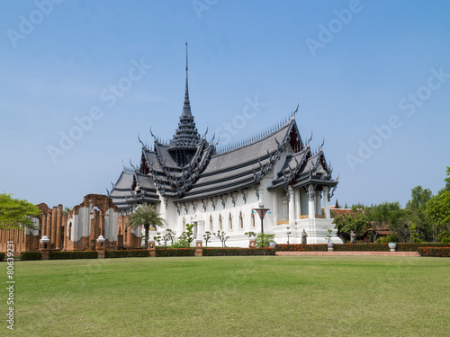 Sunpetch royal palace in the Ancient City (Mueang Boran), Samut