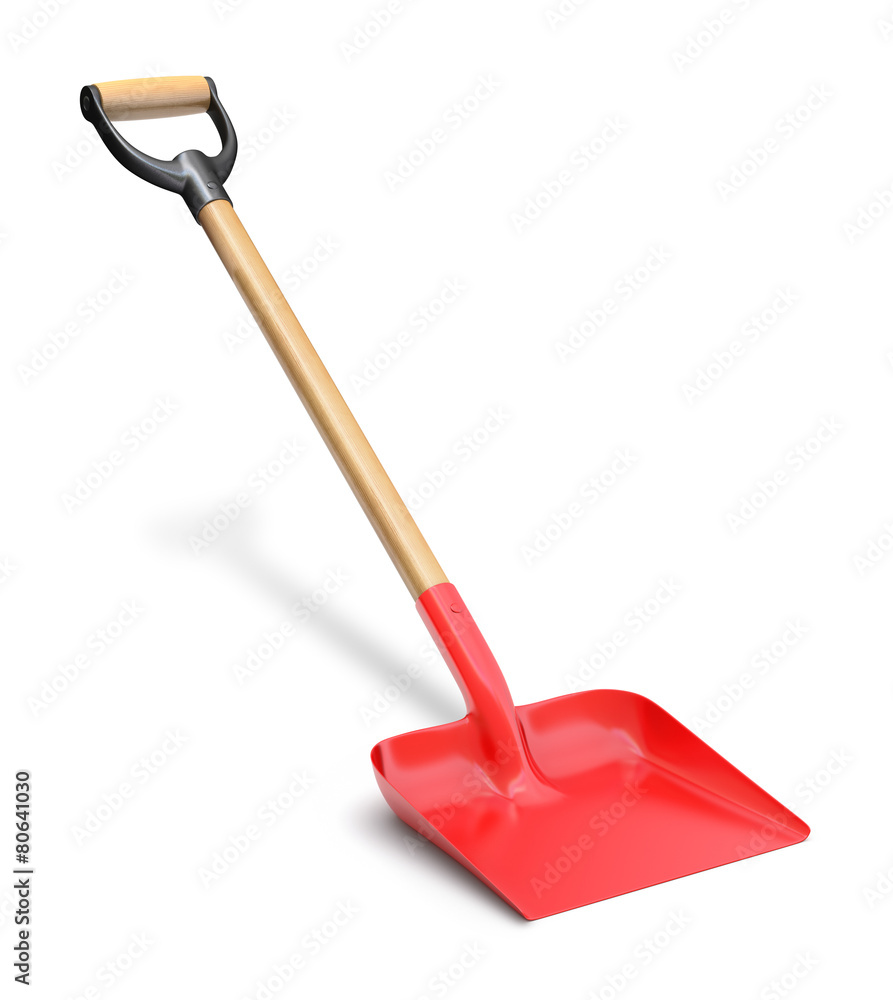 Red shovel